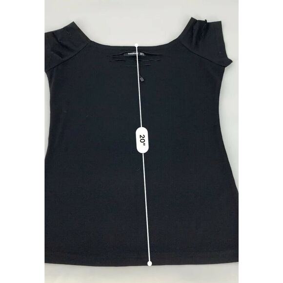 New Patty Boutik Women's Shirt Top Scoop Neck Short Sleeve Casual Size Large - Picture 3 of 4